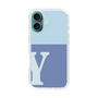 Slim Protection Case［ オリジナル - initial two tone - Y blue ］