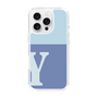 Slim Protection Case［ オリジナル - initial two tone - Y blue ］