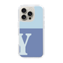 Slim Protection Case［ オリジナル - initial two tone - Y blue ］