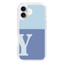 Slim Protection Case［ オリジナル - initial two tone - Y blue ］