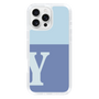 Slim Protection Case［ オリジナル - initial two tone - Y blue ］