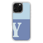 Slim Protection Case［ オリジナル - initial two tone - Y blue ］