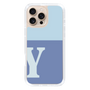 Slim Protection Case［ オリジナル - initial two tone - Y blue ］