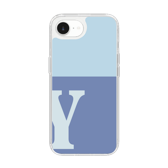 Slim Protection Case［ Original - initial two tone - Y blue ］