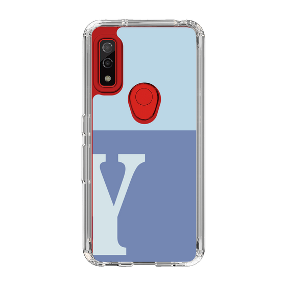 Slim Protection Case［ Original - initial two tone - Y blue ］