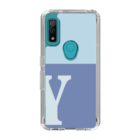Slim Protection Case［ Original - initial two tone - Y blue ］