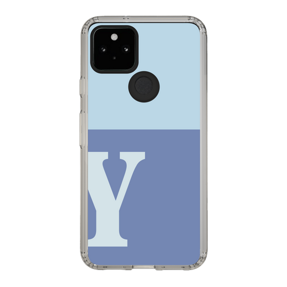 Slim Protection Case［ Original - initial two tone - Y blue ］