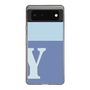 Slim Protection Case［ Original - initial two tone - Y blue ］