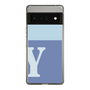 Slim Protection Case［ Original - initial two tone - Y blue ］
