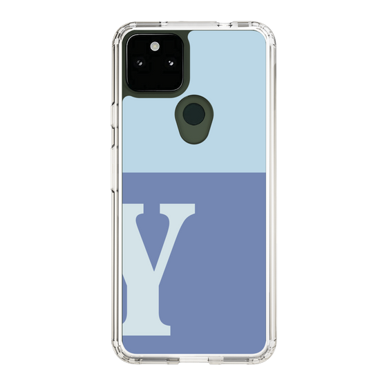 Slim Protection Case［ Original - initial two tone - Y blue ］
