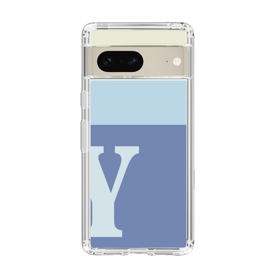 Slim Protection Case［ Original - initial two tone - Y blue ］
