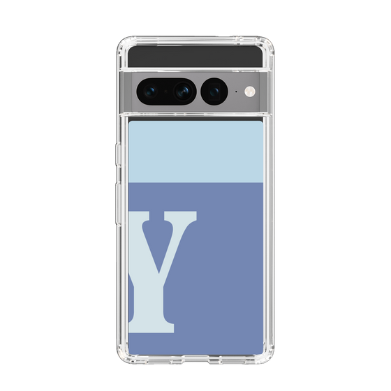 Slim Protection Case［ Original - initial two tone - Y blue ］
