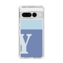 Slim Protection Case［ Original - initial two tone - Y blue ］