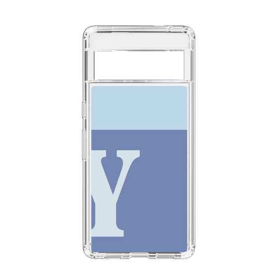 Slim Protection Case［ Original - initial two tone - Y blue ］