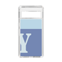 Slim Protection Case［ Original - initial two tone - Y blue ］