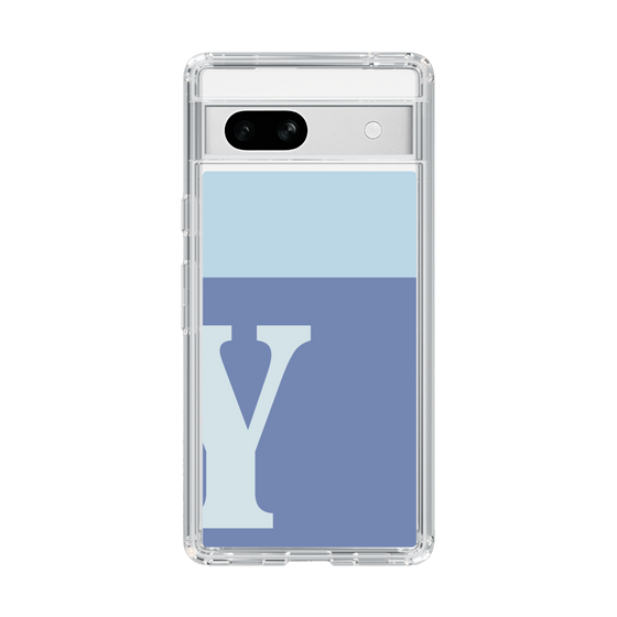 Slim Protection Case［ Original - initial two tone - Y blue ］