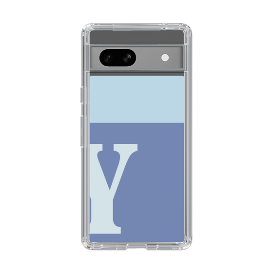Slim Protection Case［ Original - initial two tone - Y blue ］