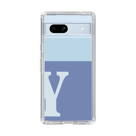 Slim Protection Case［ Original - initial two tone - Y blue ］