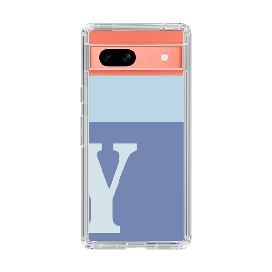 Slim Protection Case［ Original - initial two tone - Y blue ］