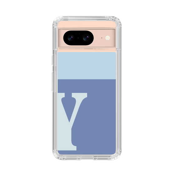 Slim Protection Case［ Original - initial two tone - Y blue ］