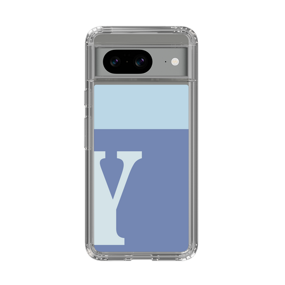 Slim Protection Case［ Original - initial two tone - Y blue ］