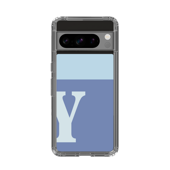 Slim Protection Case［ Original - initial two tone - Y blue ］