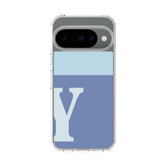 Slim Protection Case［ Original - initial two tone - Y blue ］