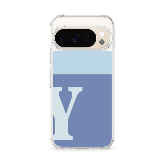 Slim Protection Case［ Original - initial two tone - Y blue ］