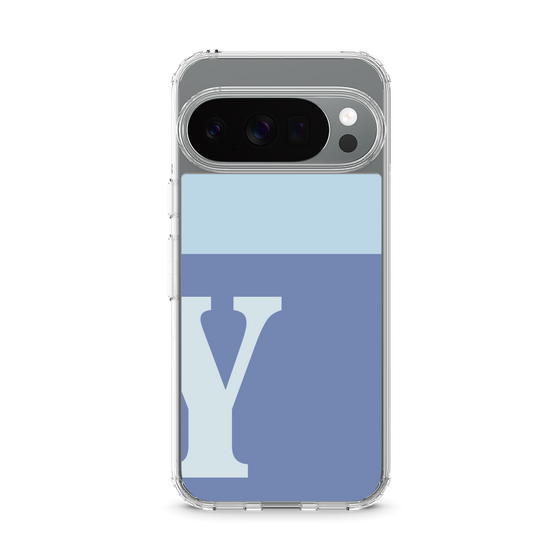 Slim Protection Case［ Original - initial two tone - Y blue ］