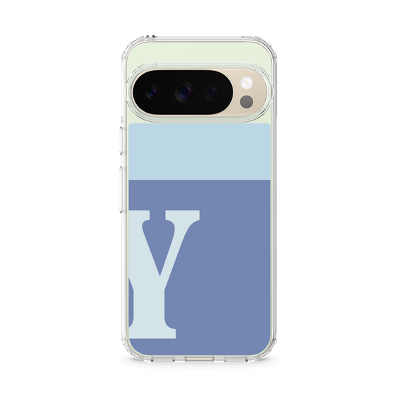 Slim Protection Case［ Original - initial two tone - Y blue ］