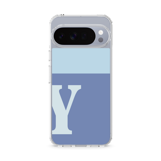 Slim Protection Case［ Original - initial two tone - Y blue ］