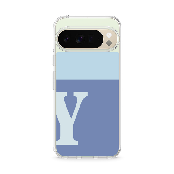 Slim Protection Case［ Original - initial two tone - Y blue ］