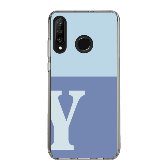 Slim Protection Case［ Original - initial two tone - Y blue ］