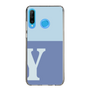 Slim Protection Case［ Original - initial two tone - Y blue ］