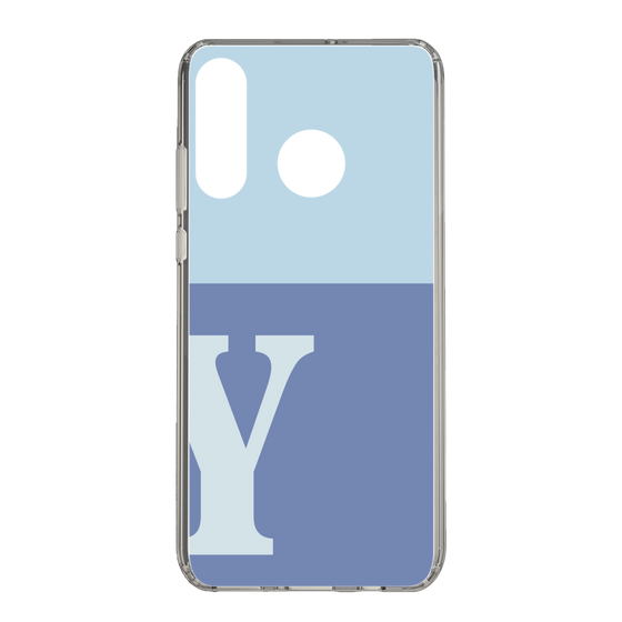 Slim Protection Case［ Original - initial two tone - Y blue ］