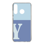 Slim Protection Case［ Original - initial two tone - Y blue ］