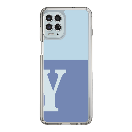 Slim Protection Case［ Original - initial two tone - Y blue ］