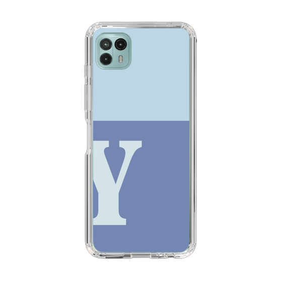 Slim Protection Case［ Original - initial two tone - Y blue ］
