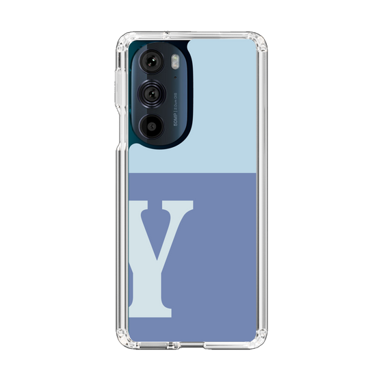 Slim Protection Case［ Original - initial two tone - Y blue ］