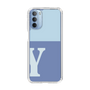 Slim Protection Case［ Original - initial two tone - Y blue ］