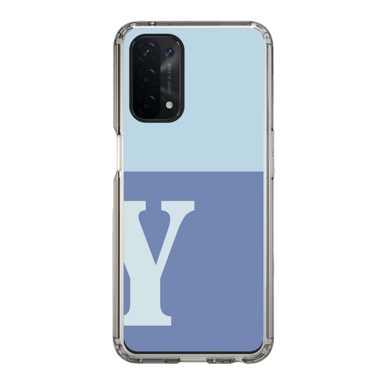 Slim Protection Case［ Original - initial two tone - Y blue ］