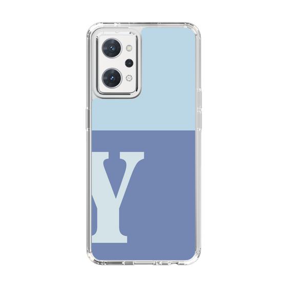 Slim Protection Case［ Original - initial two tone - Y blue ］