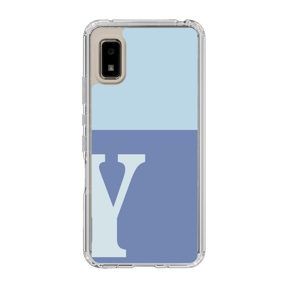 Slim Protection Case［ Original - initial two tone - Y blue ］