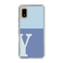 Slim Protection Case［ Original - initial two tone - Y blue ］