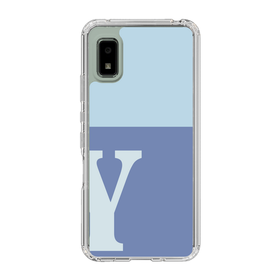 Slim Protection Case［ Original - initial two tone - Y blue ］