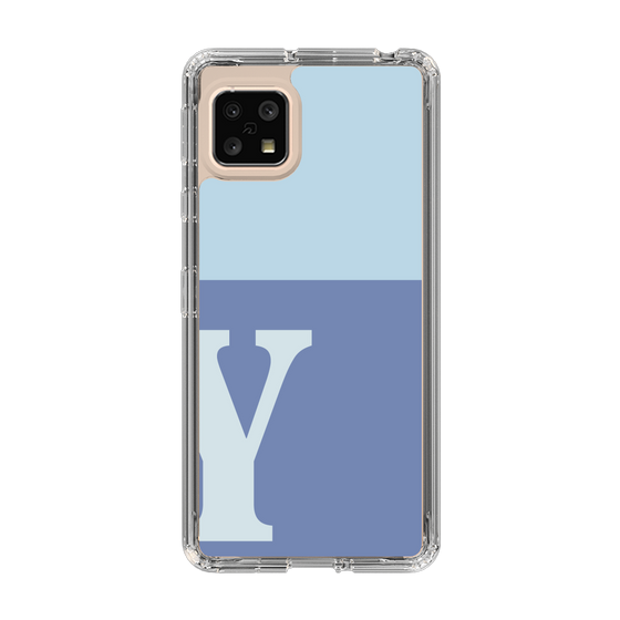 Slim Protection Case［ Original - initial two tone - Y blue ］