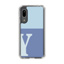 Slim Protection Case［ Original - initial two tone - Y blue ］