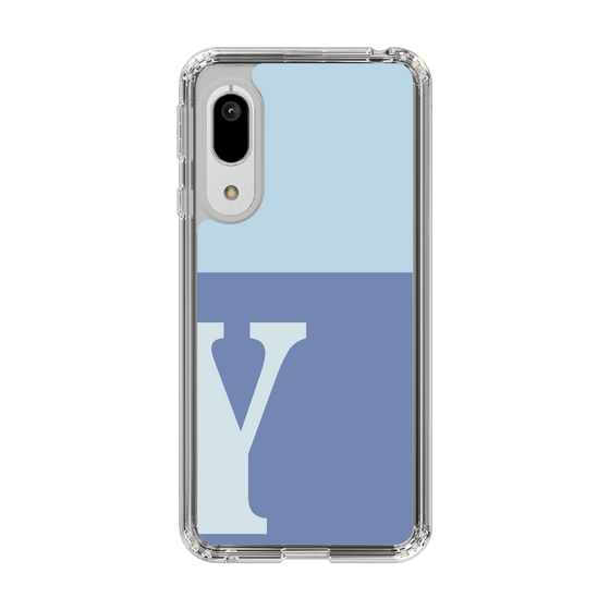 Slim Protection Case［ Original - initial two tone - Y blue ］