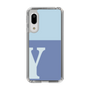 Slim Protection Case［ Original - initial two tone - Y blue ］