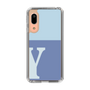Slim Protection Case［ Original - initial two tone - Y blue ］